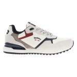 Baskets basses homme - redskins - classique - beige - lacets - patchwork color�