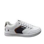Kaporal - baskets basses - blanche et kaki - blanc - 41 - chaussures homme