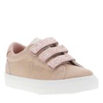 Baskets basses - kaporal - enfant - fille - rose - scratch - synthtique - plat