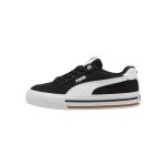 Basket basse � lacets puma juniors court classic vulc fs - puma noir puma blanc