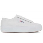Basket basse  lacets superga platform - blanc