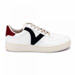 Basket basse marine victoria - homme - lacets - textile