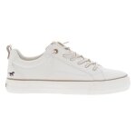 Baskets basses mustang femme blanc - mustang - plat - blanches