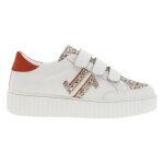 Baskets basses  plateforme cl11 - orange - femme - scratch - plateau