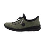 Basket basse rieker scuba - vert - lacets - compens - femme - confort exceptionnel
