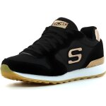 Baskets basses skechers og 85 - femme - noir - skechers - lacets - plat - textile
