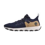 Baskets basses - timberland - homme - cuir - lacets - bleu Baskets basses - timberland - homme - cuir - lacets - bleu