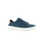 Baskets basses timberland seneca bay low lace up 2881 - homme - bleu - lacets - plat - textile