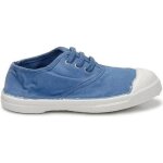 Baskets basses - bensimon - femme - toile de coton - lacets - bleu poudre