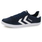 Baskets basses en toile - hummel - ten star - bleu - homme Baskets basses en toile - hummel - ten star - bleu - homme