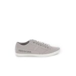 Baskets basses toile zivec - redskins - homme - cuir - gris