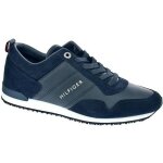 Baskets basses - tommy hilfiger - fm00924 403 - bleu - lacets - plat