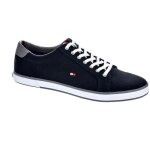 Baskets basses - tommy hilfiger - harlow - noir - lacets - plat