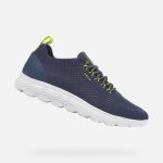 Baskets basses u spherica - geox - homme - textile - vert - compensé - lacets Baskets basses u spherica - geox - homme - textile - vert - compensé - lacets