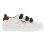 Baskets basses - vanessa wu - blanc - femme - plat - synthtique - adulte - scratch