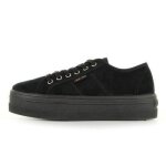 Baskets basses - victoria - 09205negf - femme - multisport - noir