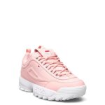 Baskets b�b� - fila - disruptor - english rose - lacets - synth�tique