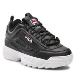 Baskets bb - fila - disruptor - noir - lacets - synthtique