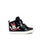 Baskets bb fille geox kilwi - noir / rouge - scratch - taille 27