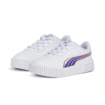 Baskets bb fille puma carina 2. 0 holo ac - blanc / argent