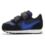 Baskets pour bb nike md valiant en cuir noir avec fermeture scratch