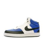 Baskets blanches / bleu / noires homme nike court vision