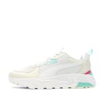 Baskets blanches / bleu / rose homme puma trinity lite