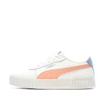 Baskets blanches / corail femme puma carina 2. 0