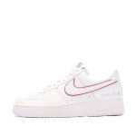 Baskets homme nike air force 1 - blanc - cuir - lacets