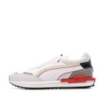 Baskets blanche homme puma city rider ripstop