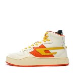 Baskets blanche / jaune homme diesel sukiyo