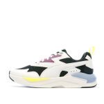 Baskets blanches / jaune / noir homme puma x - ray lite