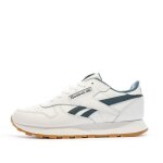Baskets blanches / vertes fille reebok classic leather - reebok - cuir - lacets - enfant Baskets blanches / vertes fille reebok classic leather - reebok - cuir - lacets - enfant
