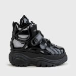 Baskets buffalo london 1348 - 14 - homme - cuir - noir - lacets