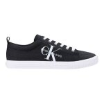Baskets - calvin klein jeans - vulcanized laceup sn - femme - toile de coton - noir