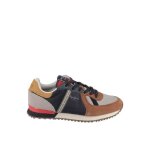 Basket casual pepe jeans tinker zero 21 cognac - homme - cuir - lacets