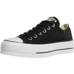 Basket - champion - converse chuck taylor all star lift low top - femme - noir - lacets - plat - tige ...