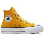 Baskets jaune femme converse all star lift platform Baskets jaune femme converse all star lift platform