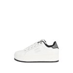 Baskets compenses - tommy jeans - ref 61282 - cuir - lacets - femme