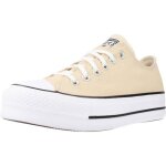 Basket converse 136767 beige 36 - converse - 136767 - femme - textile - lacets - plat