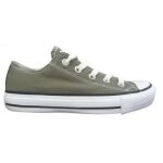 Basket converse all star ct canvas ox - converse - gris souris - homme - lacets