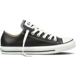 Basket converse all star suede leather ox - converse - 132174c - mixte - noir - adulte - cuir - lacets ...