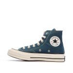 Baskets - converse - chuck 70 hi - mixte - vert - textile - lacets