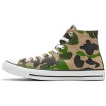 Basket converse - chuck taylor all star archival camo - femme - lacets - vert - camouflage