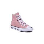 Baskets converse chuck taylor all star classic - homme - vieux - rose - textile