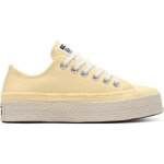 Baskets converse - chuck taylor all star espadrille ox - femme - jaune / blanc