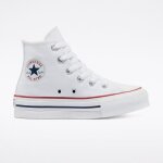 Baskets - converse - chuck taylor all star eva lift hi - blanc - enfant - mixte