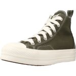 Baskets converse chuck taylor all star lift hi - vert - talon plat - lacets