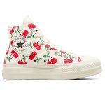 Baskets - converse - chuck taylor all star lift platform - femme - blanc