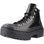 Baskets - converse - chuck taylor all star lugged heel leather platform - cuir - noir - talon compensé ... Baskets - converse - chuck taylor all star lugged heel leather platform - cuir - noir - talon compensé ...